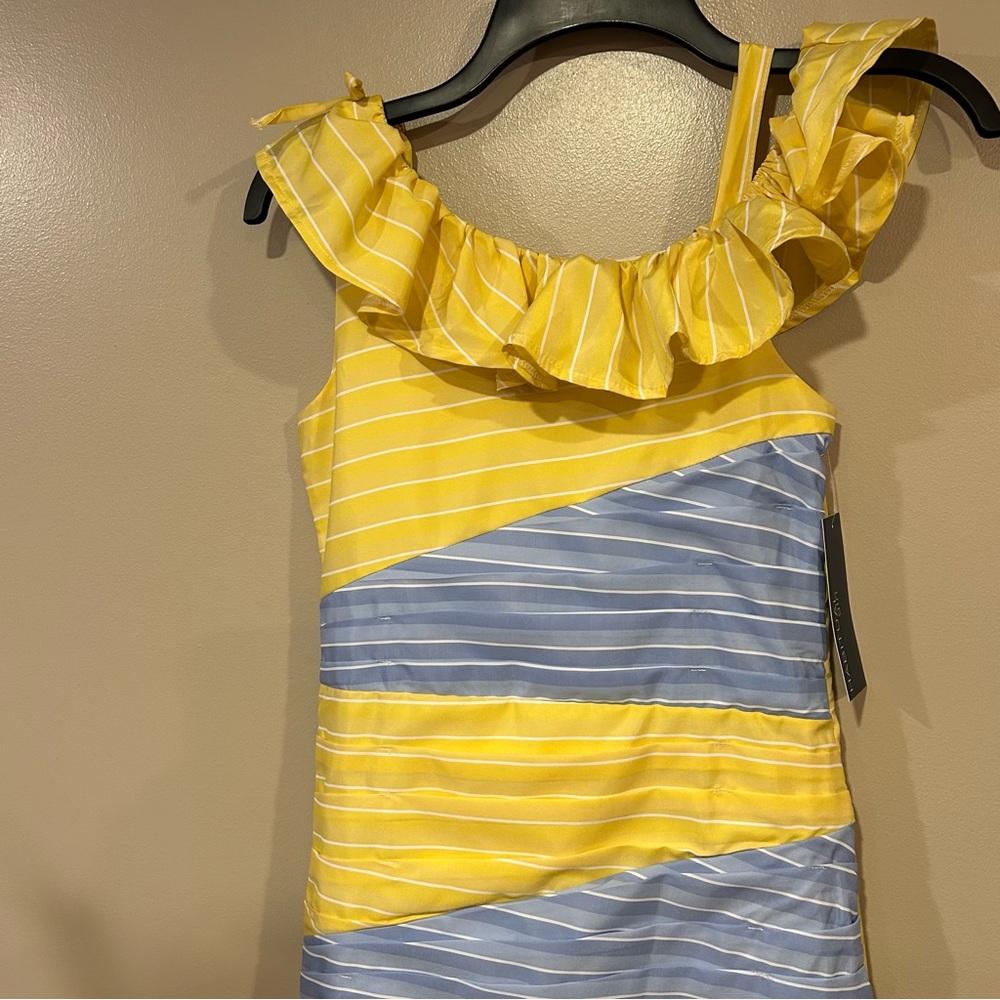 Habitual Color Block High-Low-Hem Dress - Picture 11 of 11